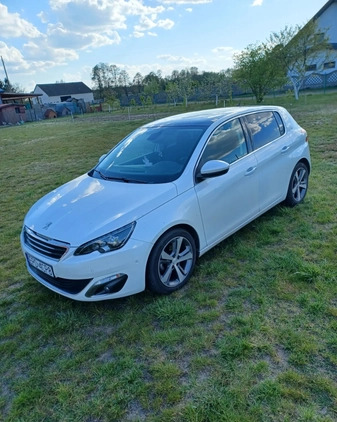 Peugeot 308 cena 51900 przebieg: 164000, rok produkcji 2017 z Poddębice małe 106